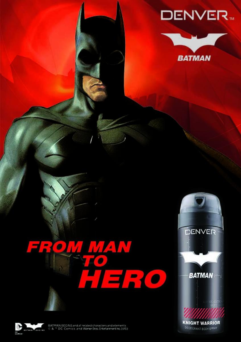 Cartoon Network Enterprises has teamed with Vanesa Care to launch ‘DENVER BATMAN’ deodorant in India